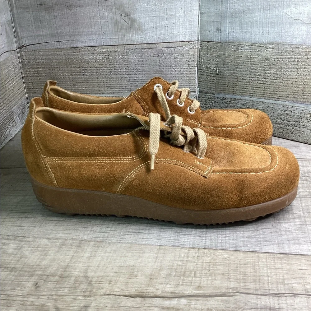 Vintage 1970's Grizzlies Brown Causal Chukka Style Shoes ‎ Men's 8 Women's 9.5